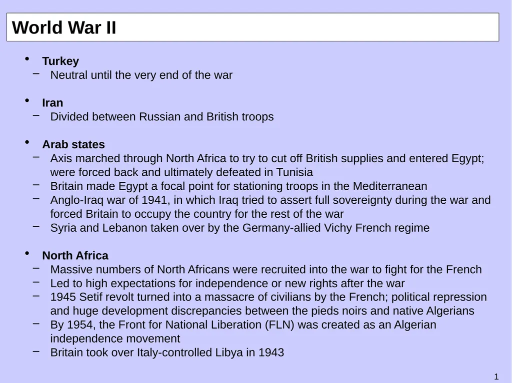 0 Turkey Neutral until the very end of the war