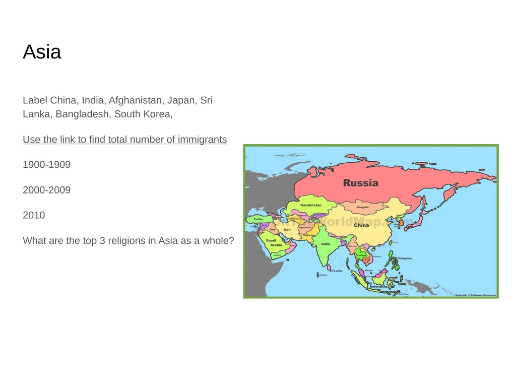 Immigration Foldable & Notes Use the following - slide 6 of 11