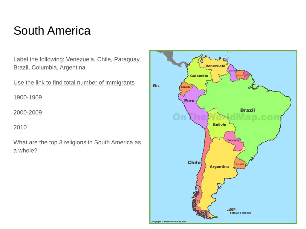 Immigration Foldable & Notes Use the following - slide 8 of 11