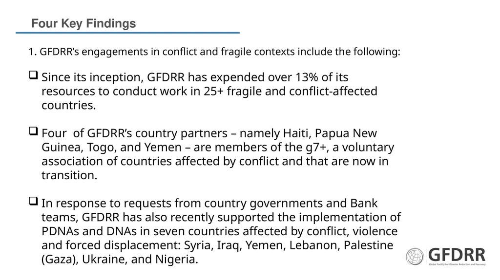 DISASTERS, CONFLICT & FRAGILITY: A JOINT AGENDA - slide 4 of 12