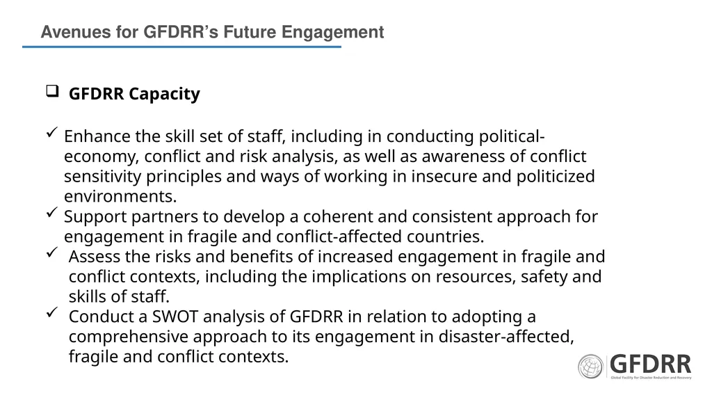 DISASTERS, CONFLICT & FRAGILITY: A JOINT AGENDA - slide 7 of 12