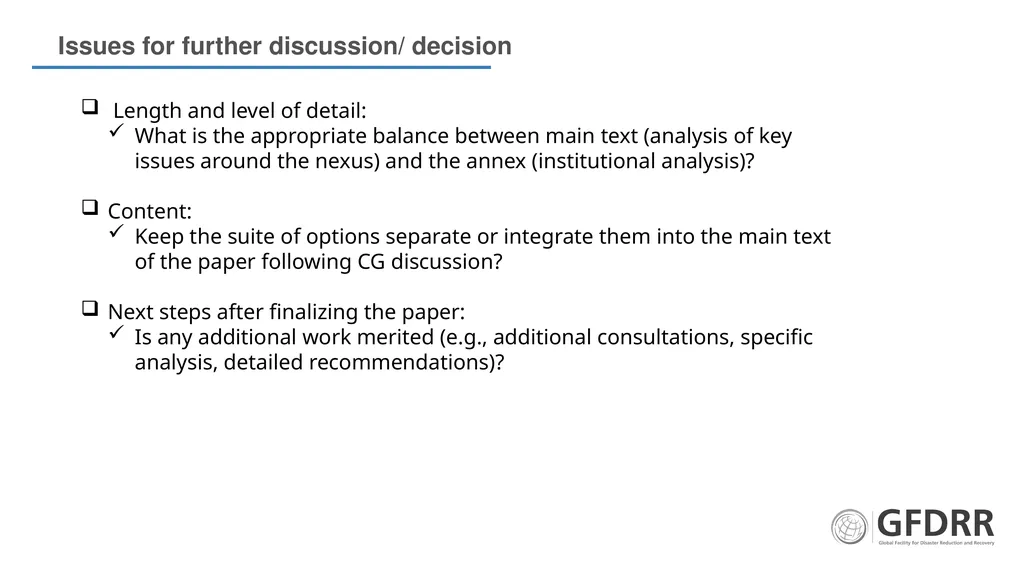 DISASTERS, CONFLICT & FRAGILITY: A JOINT AGENDA - slide 12 of 12
