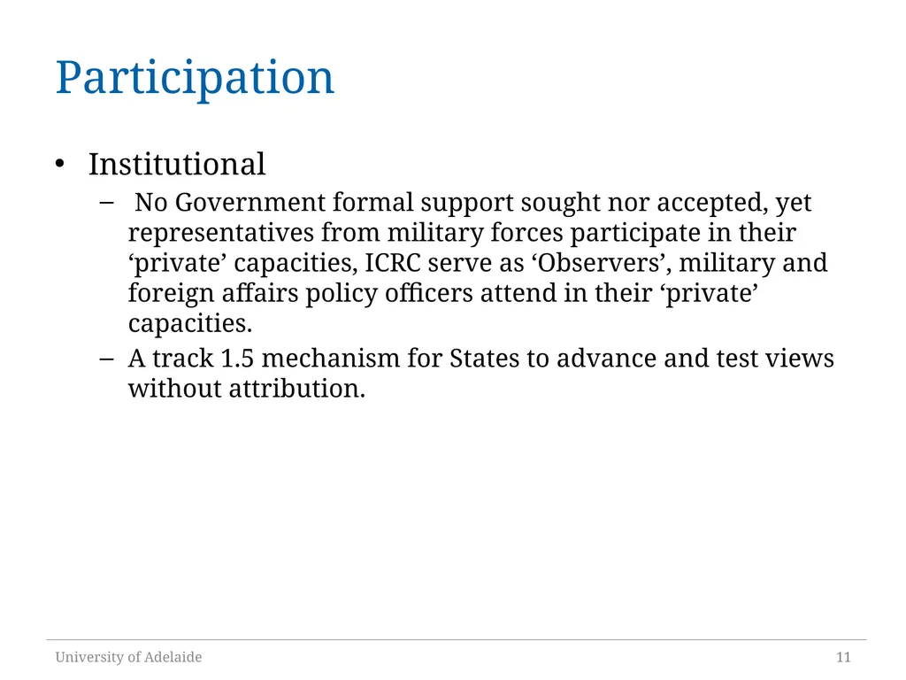 The Normative Role of International Operational - slide 11 of 18