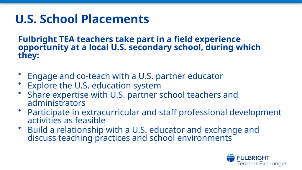 Fulbright Teaching Excellence and Achievement - slide 15 of 17
