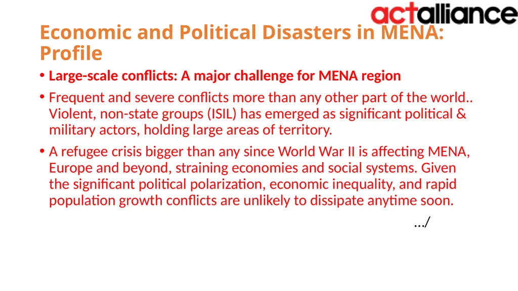ACT RPOs’ Humanitarian Team Meeting Bangkok, 17-19 - slide 23 of 28
