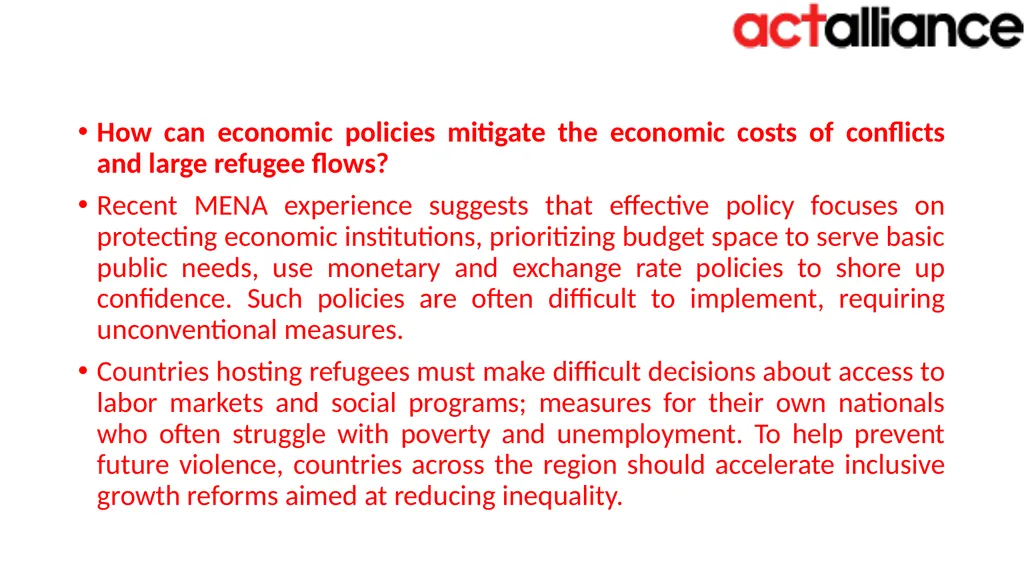 ACT RPOs’ Humanitarian Team Meeting Bangkok, 17-19 - slide 26 of 28