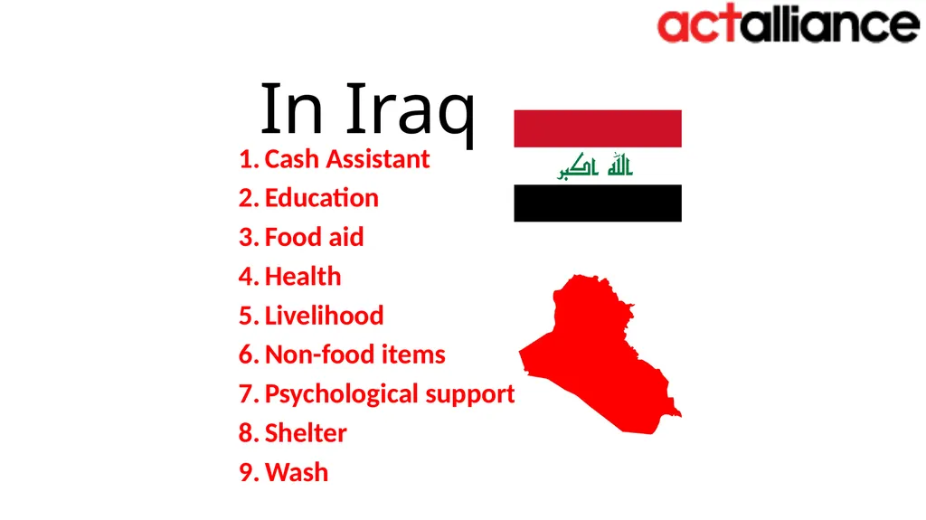 ACT RPOs’ Humanitarian Team Meeting Bangkok, 17-19 - slide 13 of 28