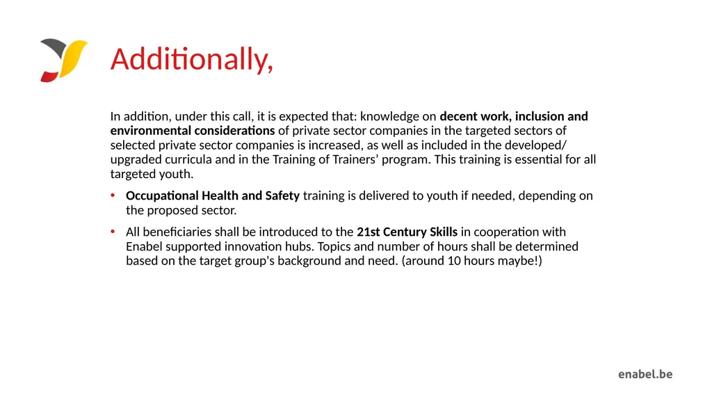 Youth Economic Empowerment Palestine Call for - slide 8 of 34