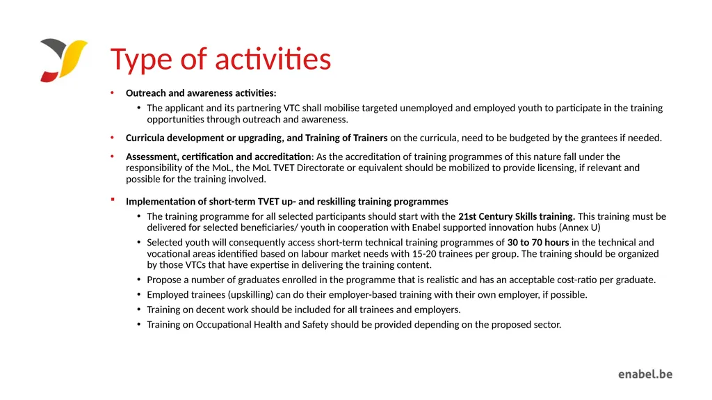 Youth Economic Empowerment Palestine Call for - slide 20 of 34
