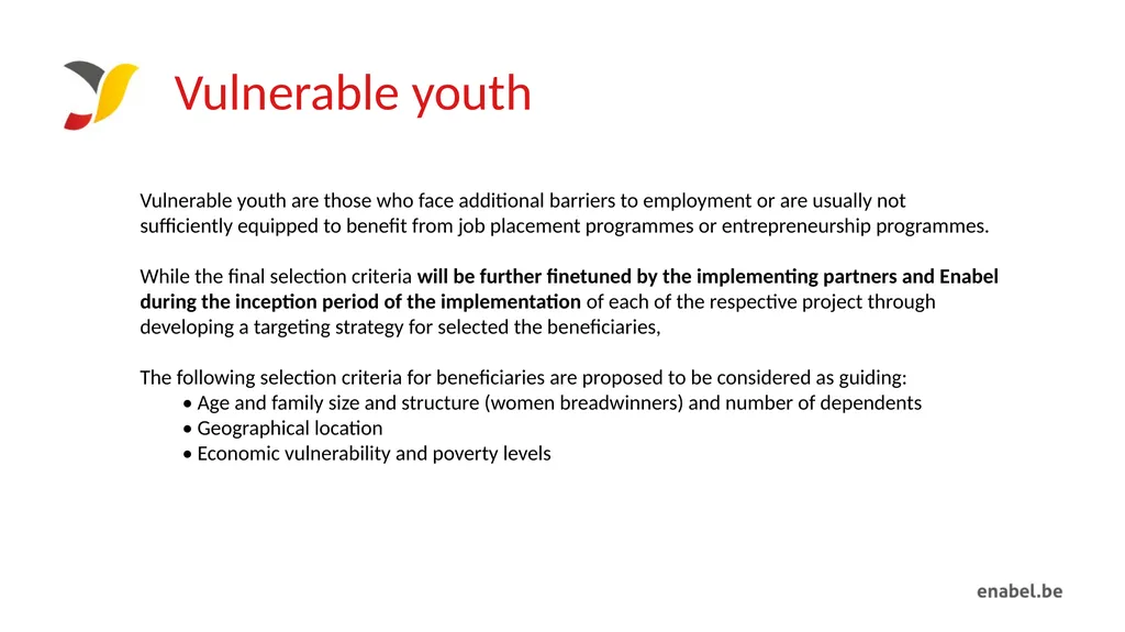 Youth Economic Empowerment Palestine Call for - slide 13 of 34