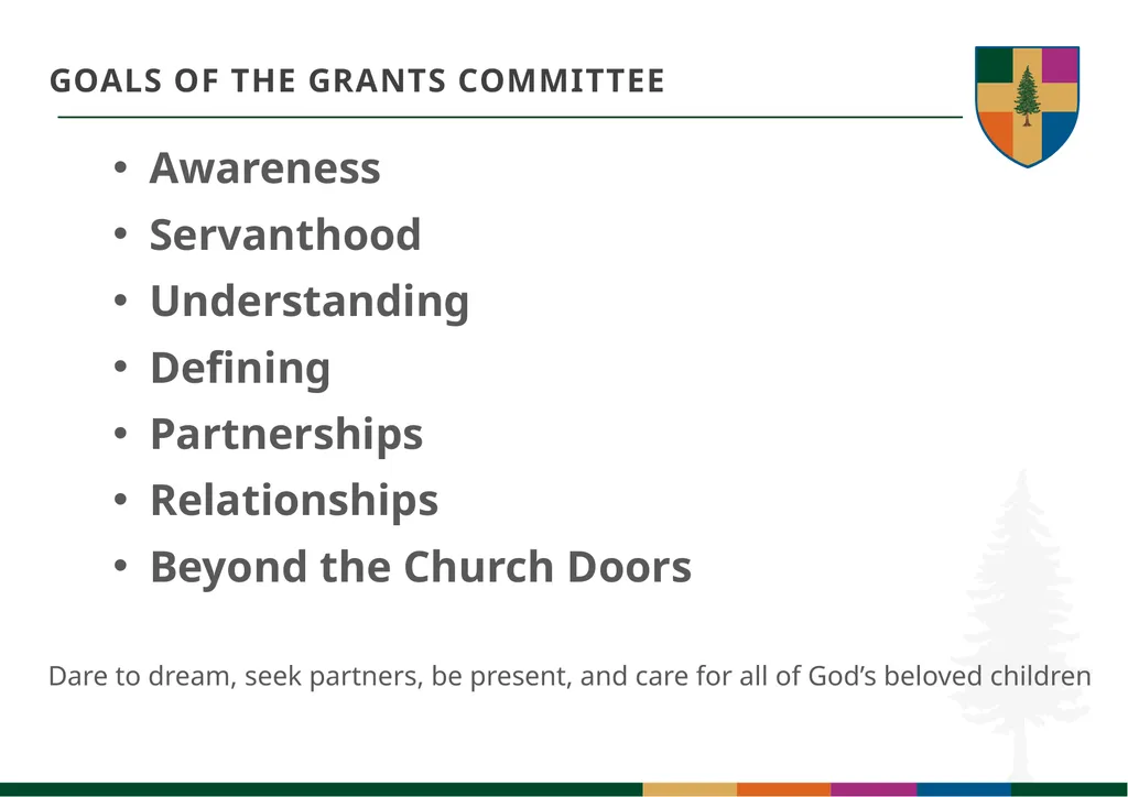 DIOCESAN GRANTS JANUARY 14, 2025 AGENDA Welcome - slide 7 of 11