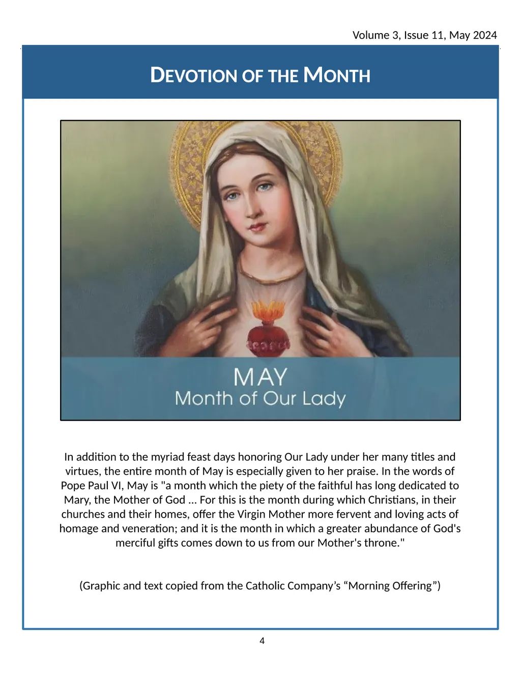 Pope’s Monthly Prayer Intention: For the formation - slide 4 of 23
