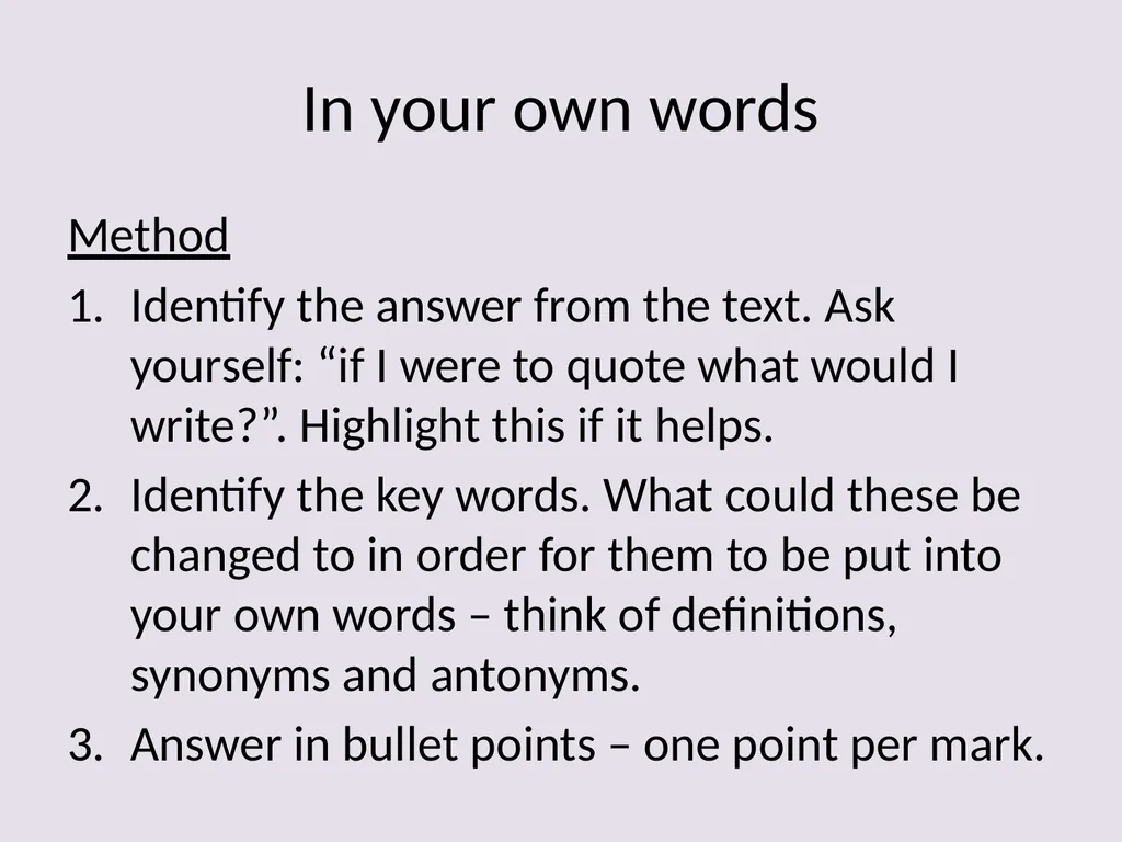 Understanding Understanding questions are designed - slide 3 of 52
