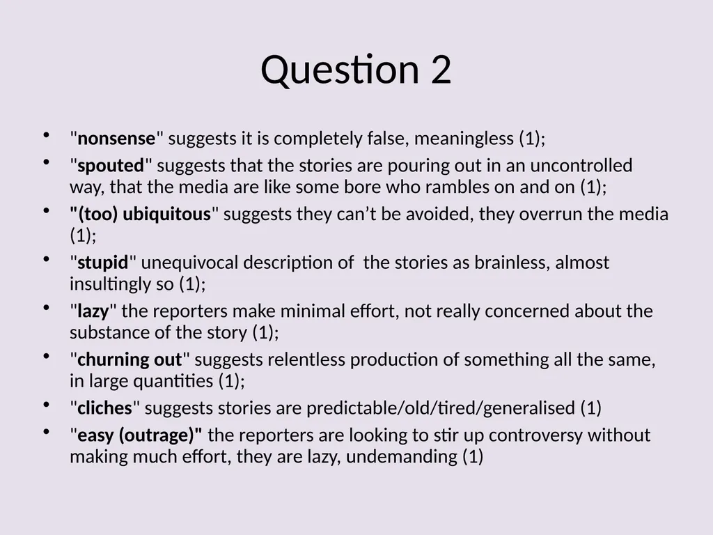 Understanding Understanding questions are designed - slide 27 of 52