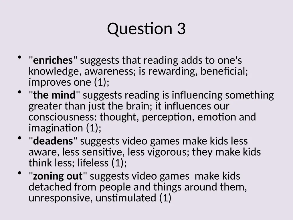 Understanding Understanding questions are designed - slide 28 of 52