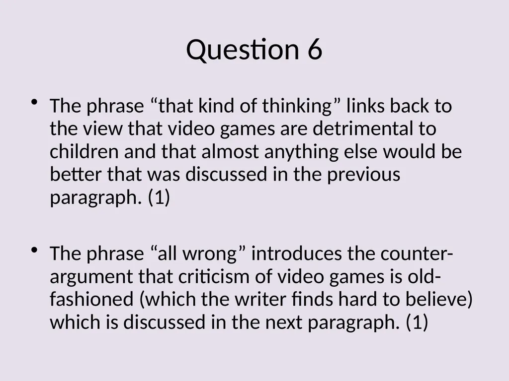 Understanding Understanding questions are designed - slide 18 of 52