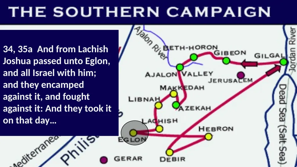 The cosmic Defeat of the Amorites Joshua 10 - slide 26 of 39