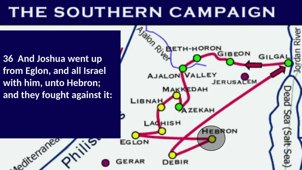 The cosmic Defeat of the Amorites Joshua 10 - slide 27 of 39