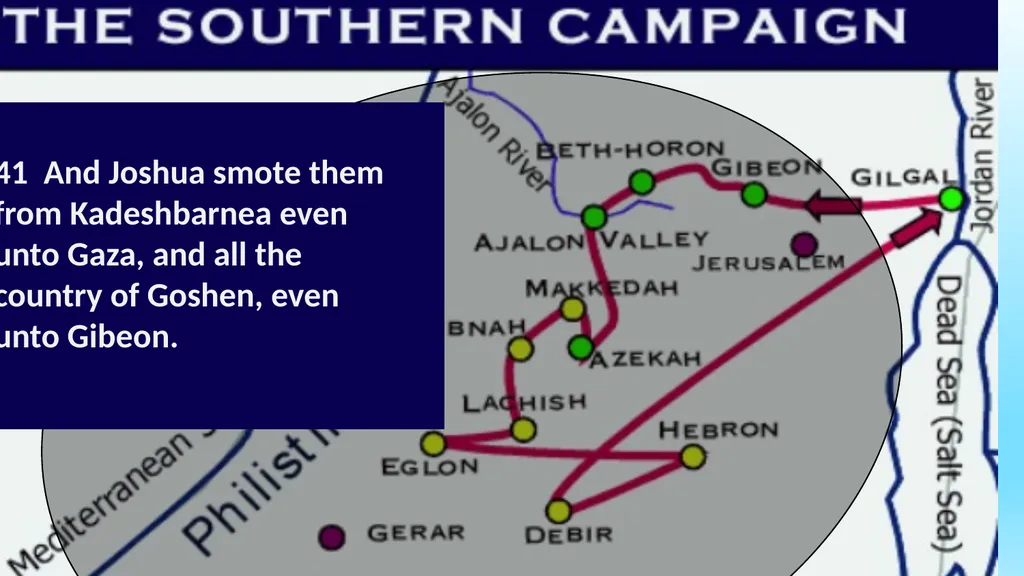 The cosmic Defeat of the Amorites Joshua 10 - slide 29 of 39