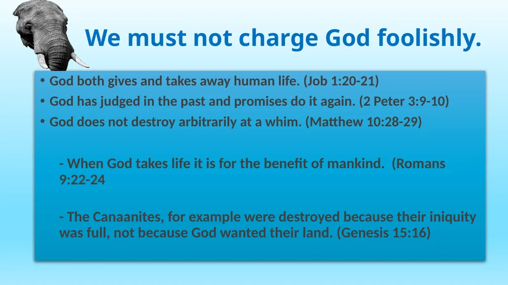 The cosmic Defeat of the Amorites Joshua 10 - slide 34 of 39