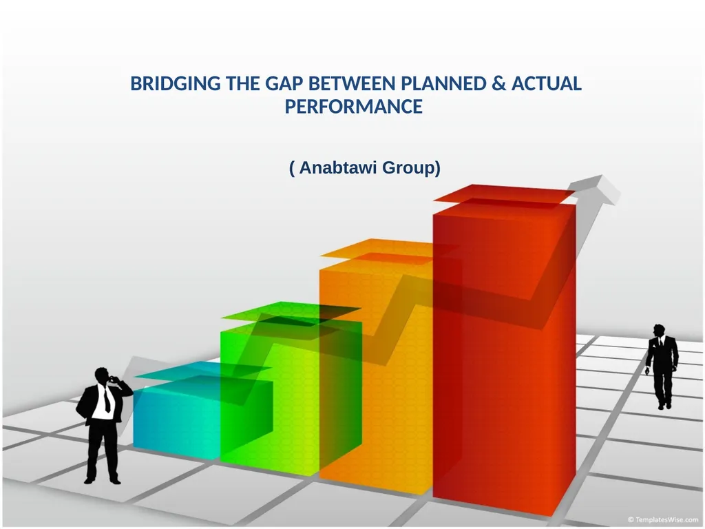 Bridging the gap between planned & actual - slide 1 of 38