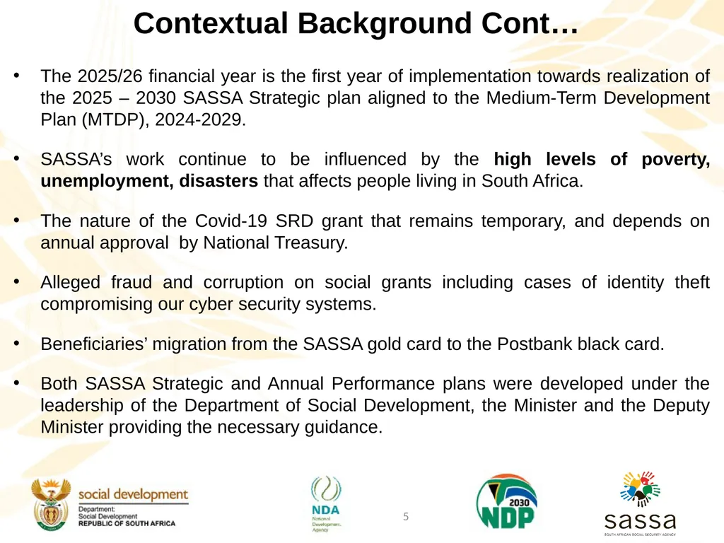 Strategic Plan (2025-2030); Annual Performance - slide 5 of 40