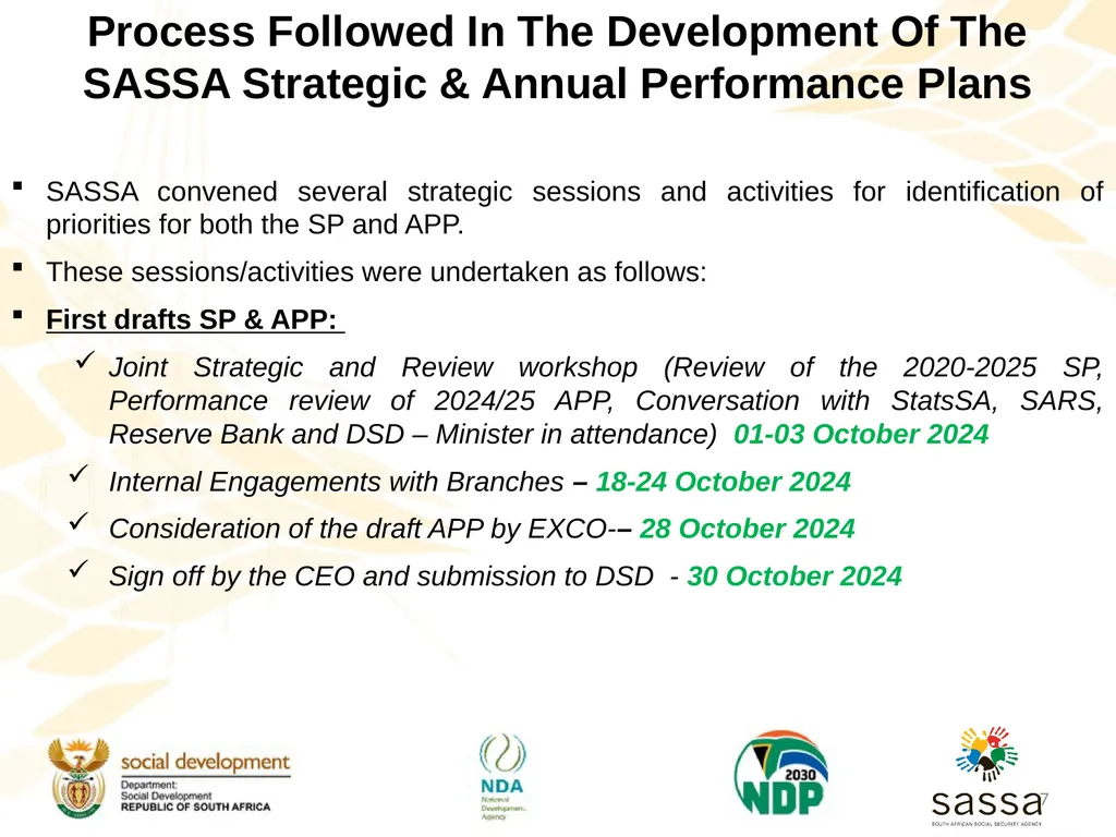 Strategic Plan (2025-2030); Annual Performance - slide 7 of 40