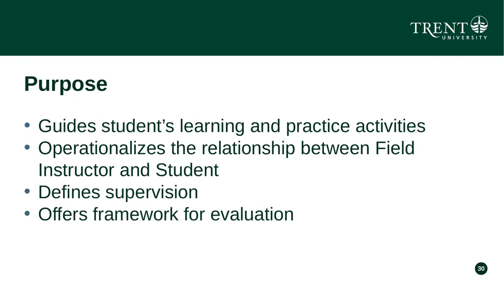 Field Education Orientation Field Instructors - slide 30 of 73