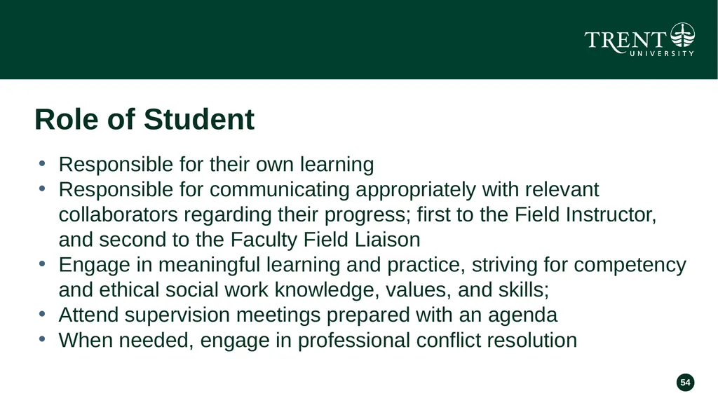 Field Education Orientation Field Instructors - slide 54 of 73
