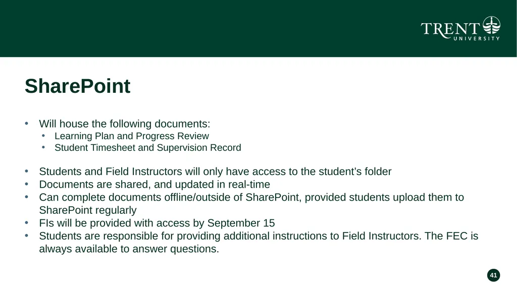Field Education Orientation Field Instructors - slide 41 of 73