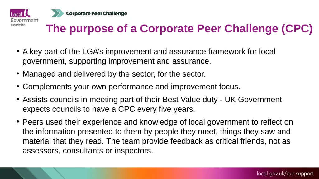 Test Valley Borough Council Corporate Peer - slide 3 of 25