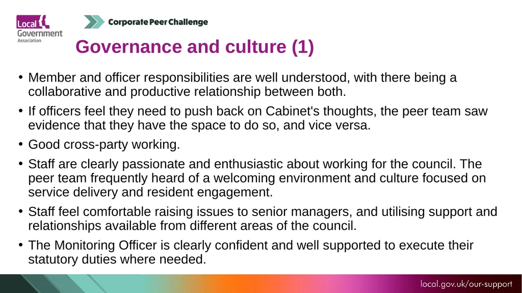 Test Valley Borough Council Corporate Peer - slide 15 of 25