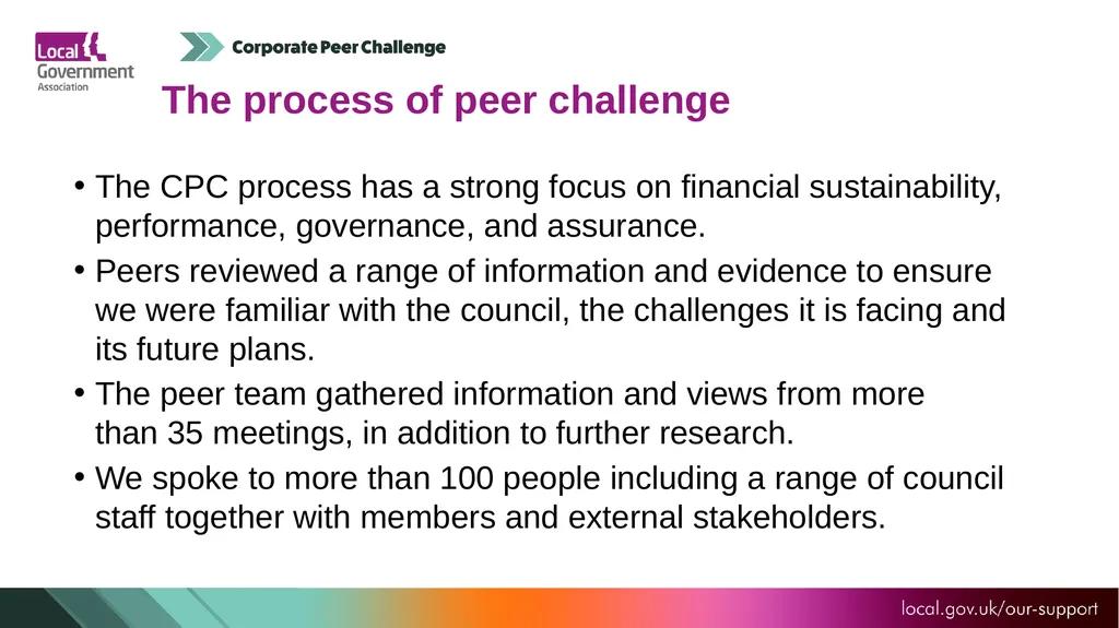 Test Valley Borough Council Corporate Peer - slide 4 of 25