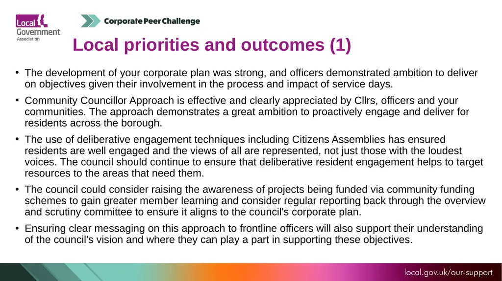 Test Valley Borough Council Corporate Peer - slide 9 of 25