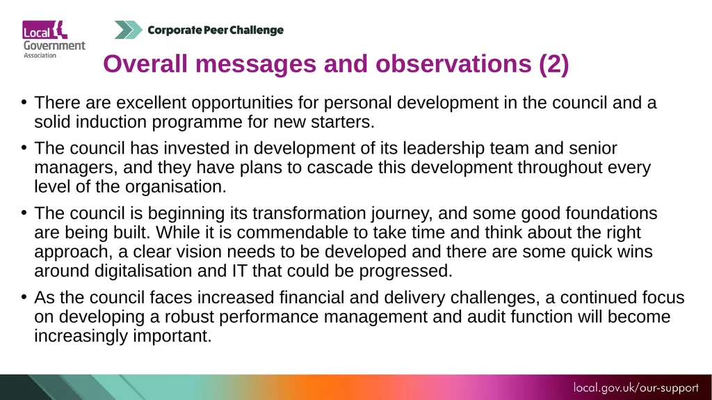 Test Valley Borough Council Corporate Peer - slide 7 of 25