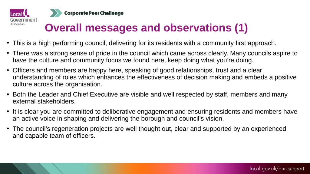 Test Valley Borough Council Corporate Peer - slide 6 of 25