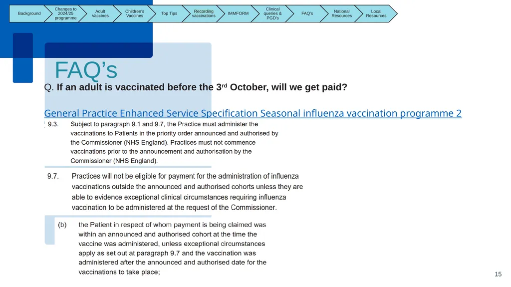 East Midlands GP Practice Flu Vaccination Toolkit - slide 15 of 21