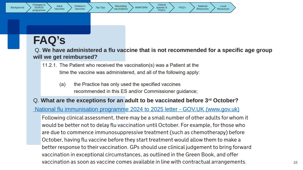 East Midlands GP Practice Flu Vaccination Toolkit - slide 16 of 21