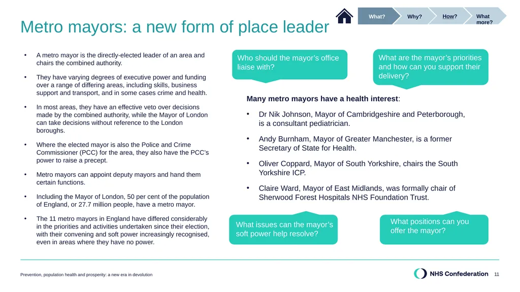 Our report in summary Prevention, population - slide 11 of 34