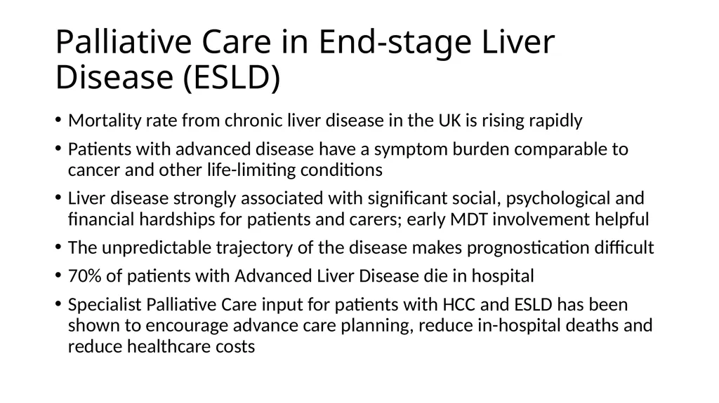 Palliative Care Case Presentation CNS Fiona Smith - slide 3 of 21
