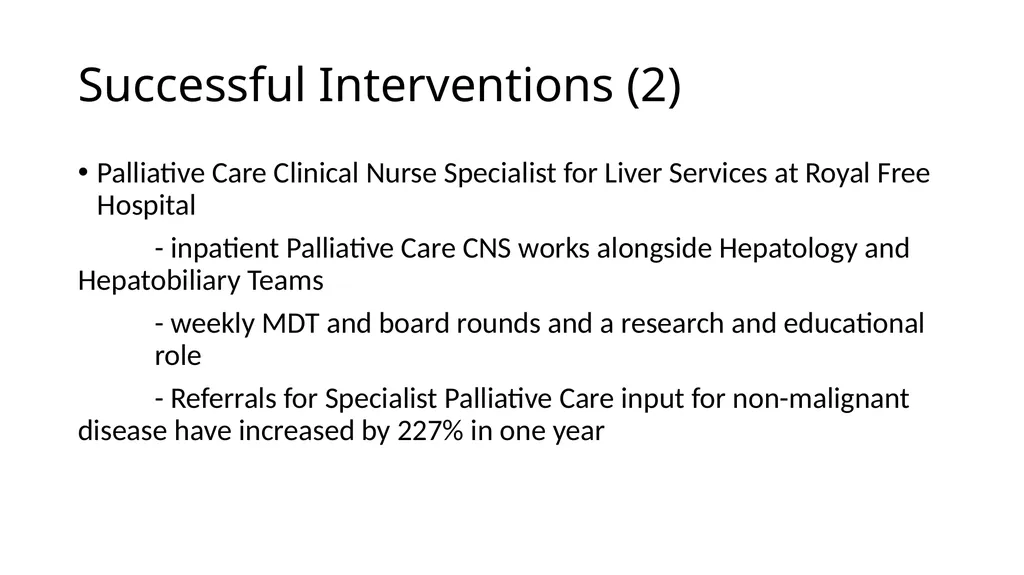 Palliative Care Case Presentation CNS Fiona Smith - slide 17 of 21