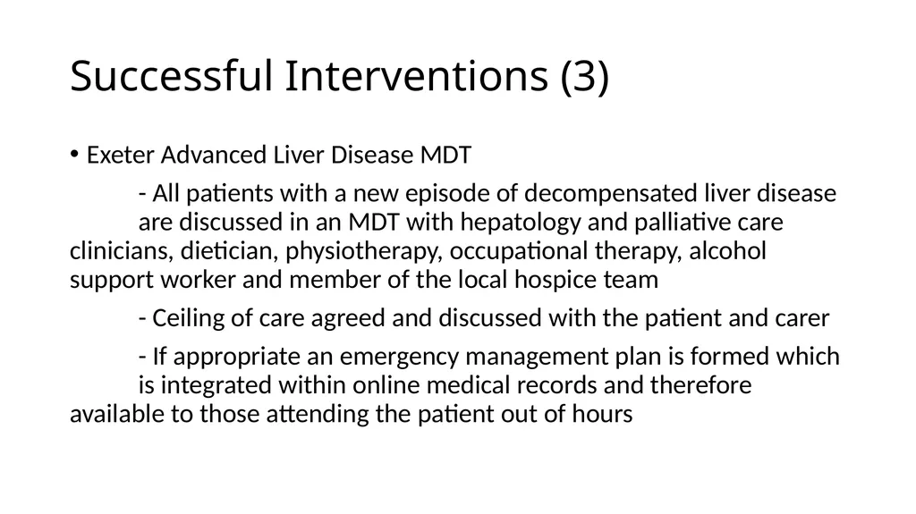 Palliative Care Case Presentation CNS Fiona Smith - slide 18 of 21