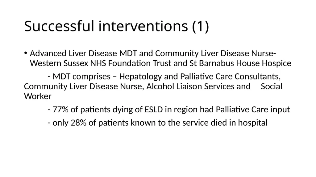 Palliative Care Case Presentation CNS Fiona Smith - slide 16 of 21