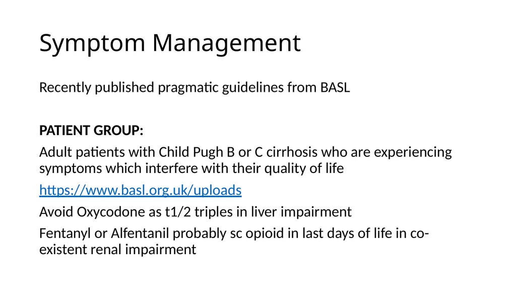 Palliative Care Case Presentation CNS Fiona Smith - slide 14 of 21
