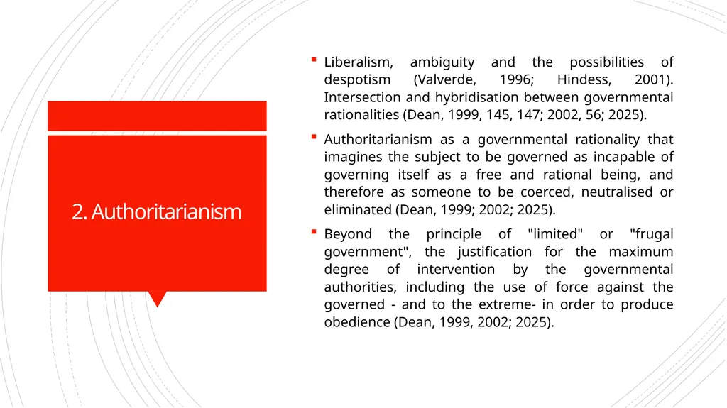 Authoritarianism and punishment Understanding - slide 7 of 38