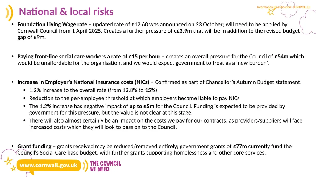 Cornwall Council Finance Briefing and Second Homes - slide 7 of 19