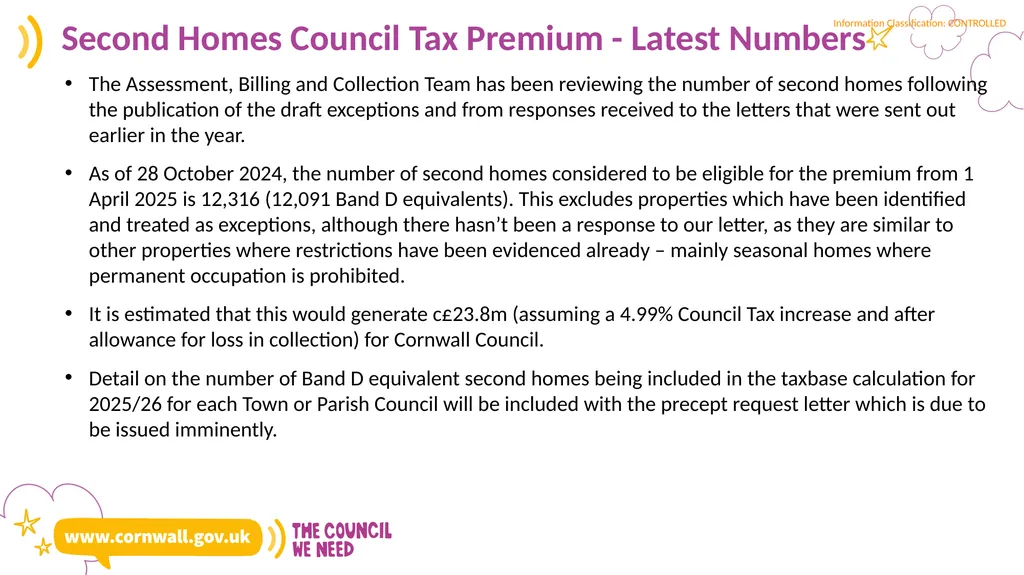 Cornwall Council Finance Briefing and Second Homes - slide 17 of 19
