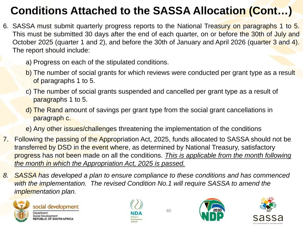 Strategic Plan (2025-2030); Annual Performance - slide 39 of 41