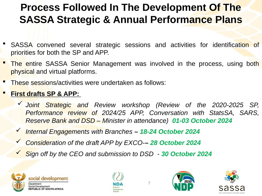 Strategic Plan (2025-2030); Annual Performance - slide 7 of 41