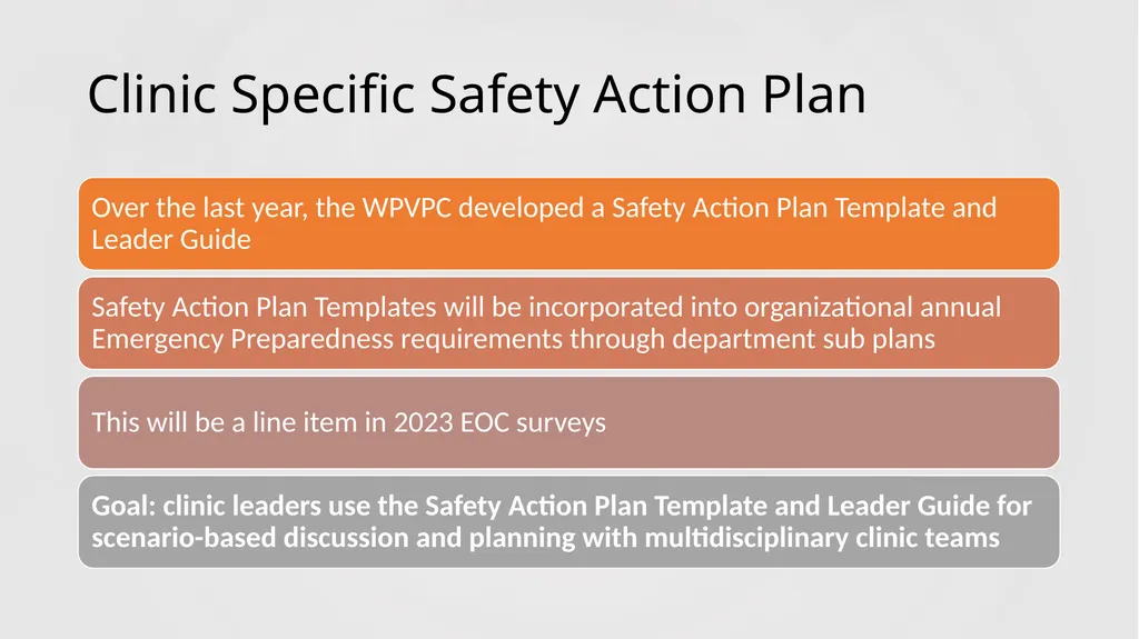 VMG Workplace Violence Prevention Committee: - slide 5 of 12
